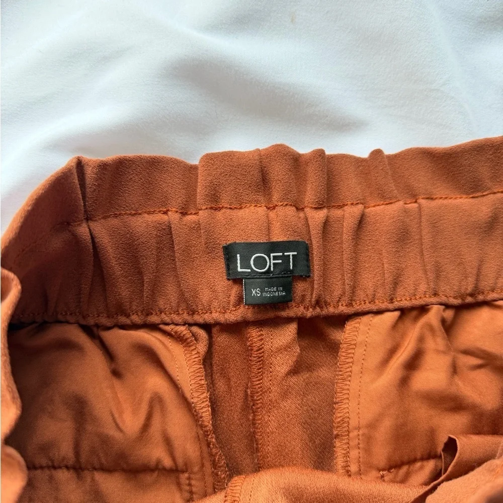 LOFT Rust Casual Bottoms
